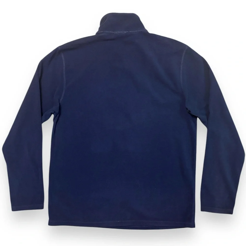 THE NORTH FACE TKA 100 Quarter Zip Fleece Pullover Navy Blue VINTAGE